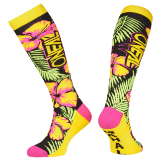 Skarpety O'Neal PRO MX ISLAND pink/green/yellow (One Size)