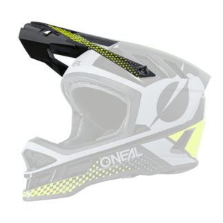 Kask poliakrylowy Visor BLADE ACE czarny/neonowy żółty/szary