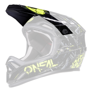 Visor BACKFLIP Helmet ZOMBIE black/neon yellow