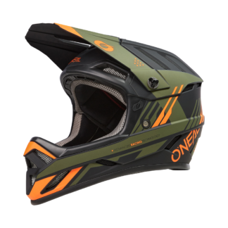 Kask rowerowy O'Neal BACKFLIP STRIKE Black/Orange/Olive