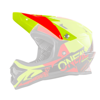 Spare Visor BACKFLIP BURNOUT black/neon yellow/orange