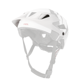 Zapasowy daszek DEFENDER Helmet NOVA biały/czarny