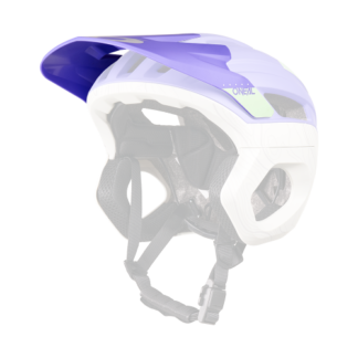 Visor TRAPPER EVO Helmet TOPO purple/mint/gray