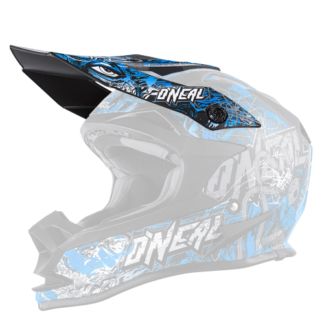 Spare Visor 7SERIES Helmet Evo MENACE blue/white