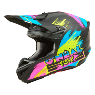 O'NEAL 5SRS Polyacrylite Helmet RESEDA V.26 black/neon