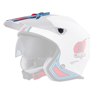 Visor VOLT Helmet MN1 white/red/blue
