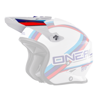 Spare Visor SLAT Helmet CIRCUIT white/blue/red