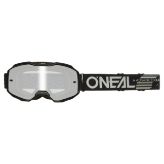 Gogle O'Neal B-10 SOLID black - silver mirror