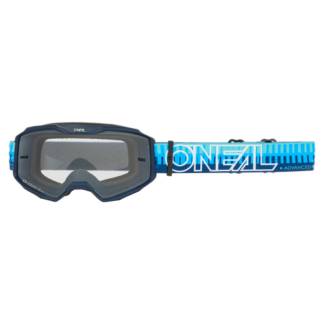 Gogle O'Neal B-10 STRIPED blue/blue - clear