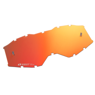 O'NEAL Zapasowe soczewki do gogli B-10 radium red z odrywanymi pinami