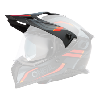Visor A-SRS Helmet SPIKE black/gray/red