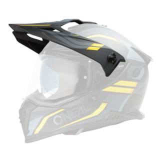 Visor A-SRS Helmet SPIKE black/gray/yellow