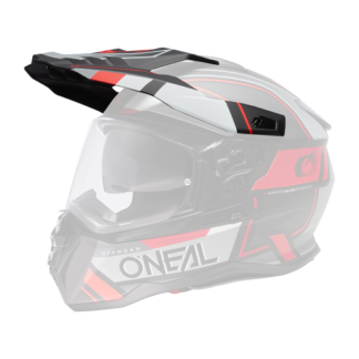 Visor D-SRS Helmet SQUARE black/gray/red