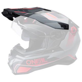 Visor D-SRS Helmet SQUARE black/red