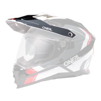 Visor D-SRS Helmet NOMAD black/white/red