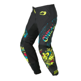 Spodnie Dziecięce O'Neal ELEMENT RANCID Black/Neon Yellow