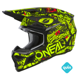 KASK DZIECIĘCY O'NEAL 3SRS ATTACK black/neon yellow